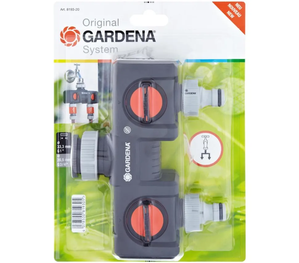 GARDENA 2-Wege-Wasserverteiler