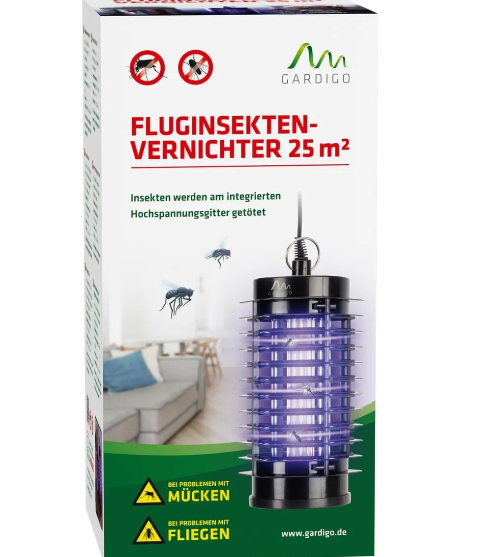 Gardigo UV-LED Indoor Fluginsektenvernichter, ca. B11/H20/T10 cm