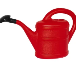 Geli Kunststoff-Gießkanne mit Gießbrause, rot, 1 Liter