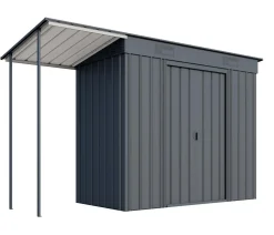 Globel Gerätehaus Planus 84, inkl. Schleppdach, ca. B324/H197/T124 cm