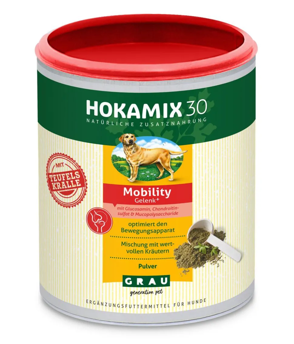 GRAU Ergänzungsfuttermittel für Hunde Hokamix 30 Mobility Gelenk+ Pulver