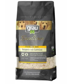 GRAU Ergänzungsfuttermittel für Hunde, Excellence Premium-Mix Reismix mit Gemüse, 5 kg