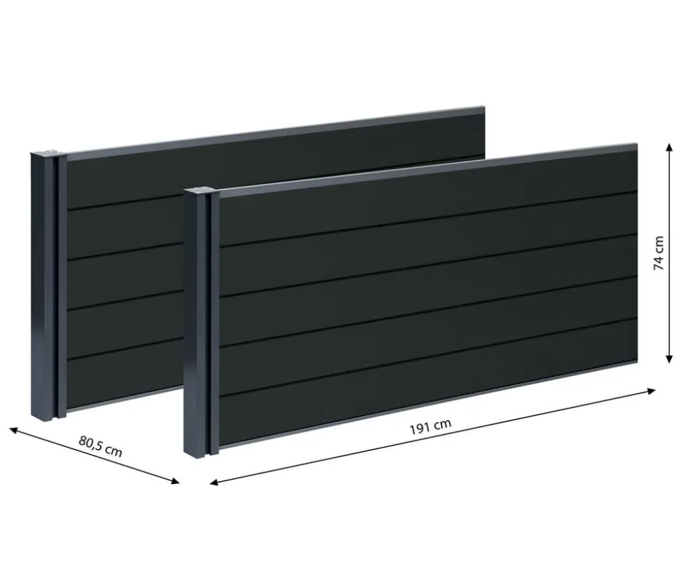 Gutta Hochbeeterweiterung Elevada, ca. B191/H74/T80,5 cm
