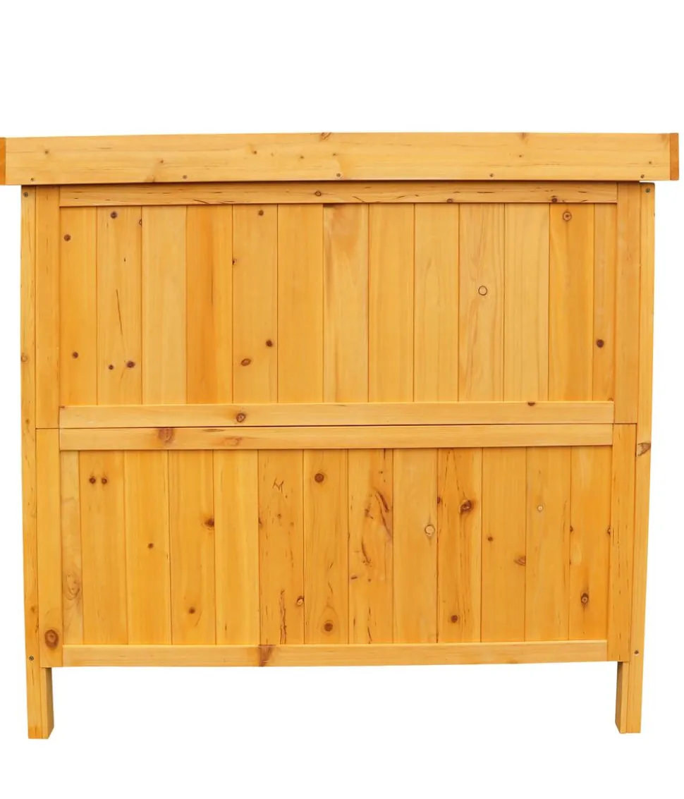 Habau Gartentisch mit Unterschrank, ca. B98/H95/T48 cm