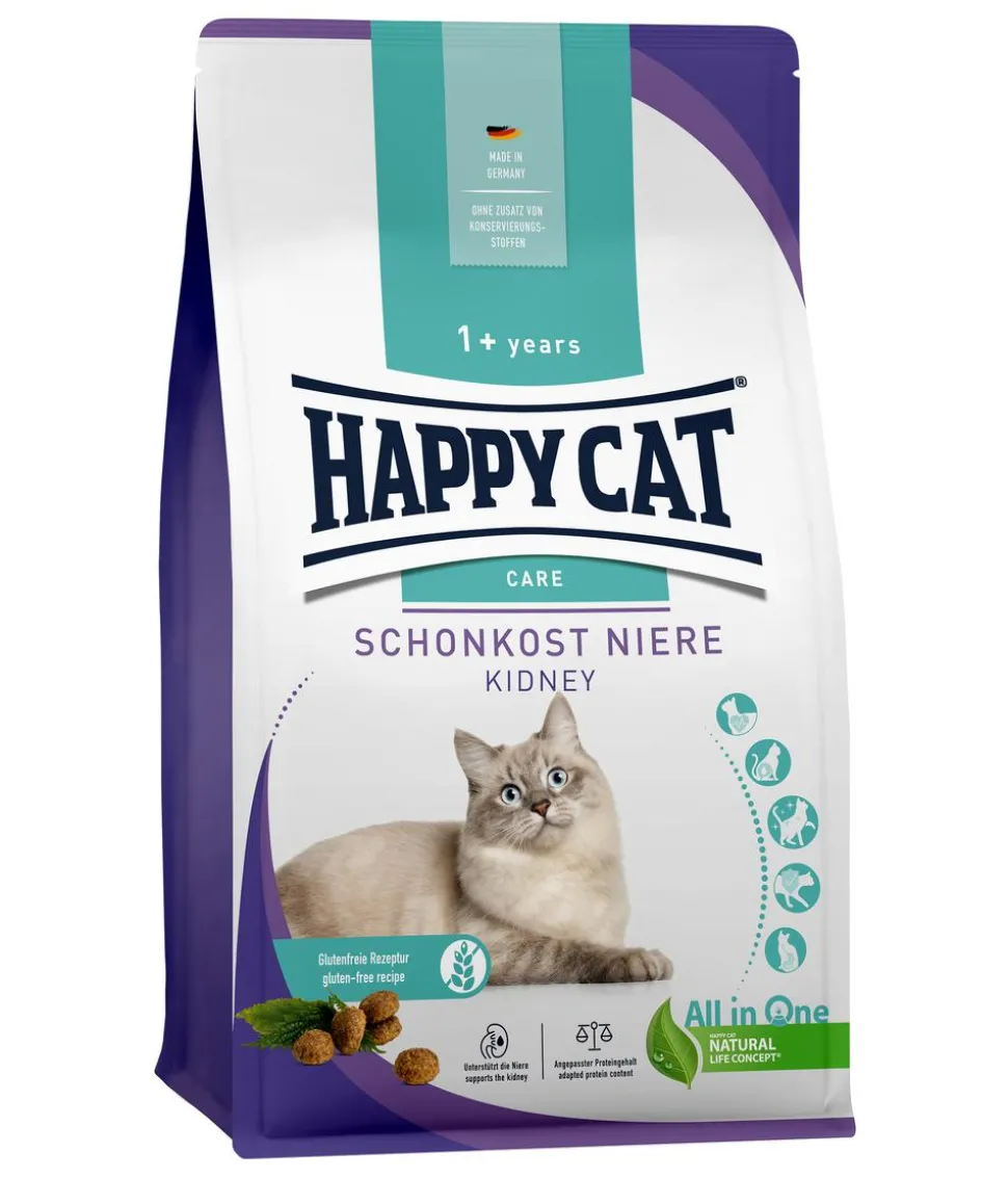 Happy Cat Trockenfutter für Katzen Care Schonkost Niere