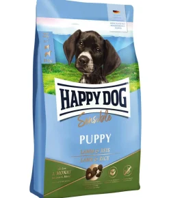 Happy Dog Trockenfutter für Hunde Sensible Puppy, Lamm & Reis
