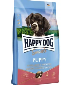 Happy Dog Trockenfutter für Hunde Supreme Sensible Puppy, Huhn, Lachs & Kartoffel