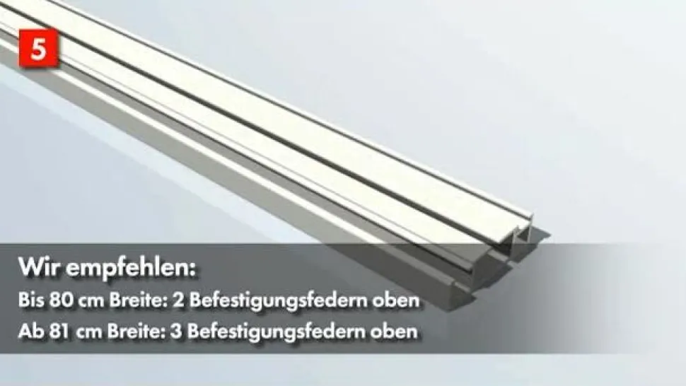 Hecht Fensterbausatz Master Slim, ca. B80/H100 cm