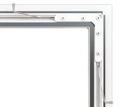 Hecht Fliegengitter Fensterbausatz COMPACT, ca. B130/H150 cm