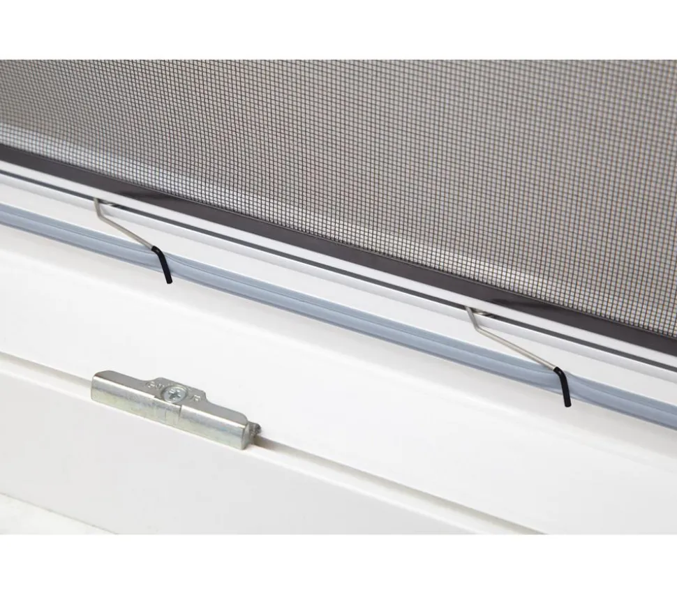 Hecht Fliegengitter Fensterbausatz Master Slim, ca. B100/H120 cm