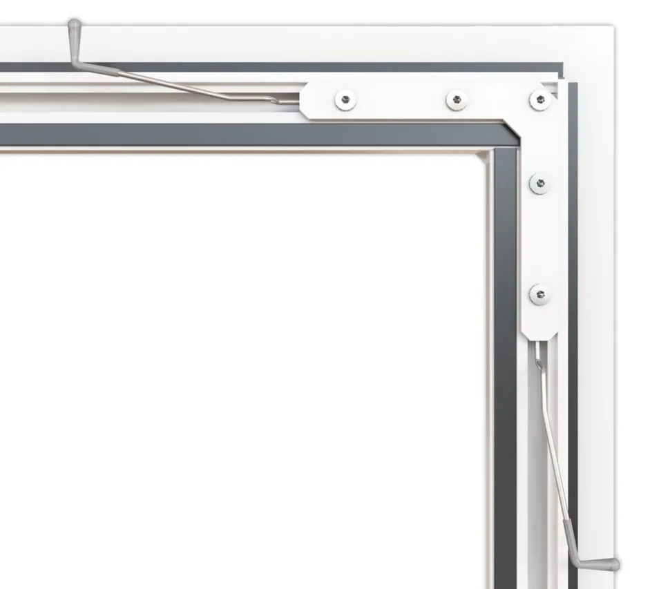 Hecht Fliegengitter Fensterbausatz COMPACT, ca. B130/H150 cm