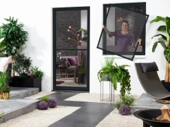 Hecht Fliegengitter Fenster mit Pollenschutz, ca B100/H120 cm