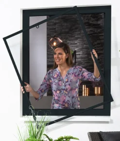 Hecht Insektenschutz-Fensterbausatz Basic, ca. B80/H100 cm