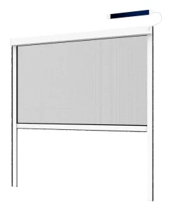 Hecht Insektenschutzrollo elektrisch, inkl. Solarpanel, ca. B130/H160 cm
