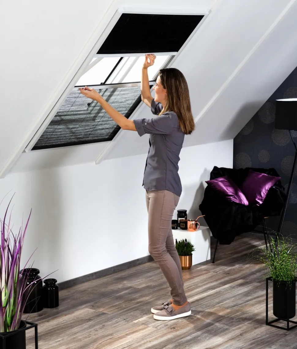 Hecht Kombi-Dachfenster-Plissee, ca. B110/H160 cm
