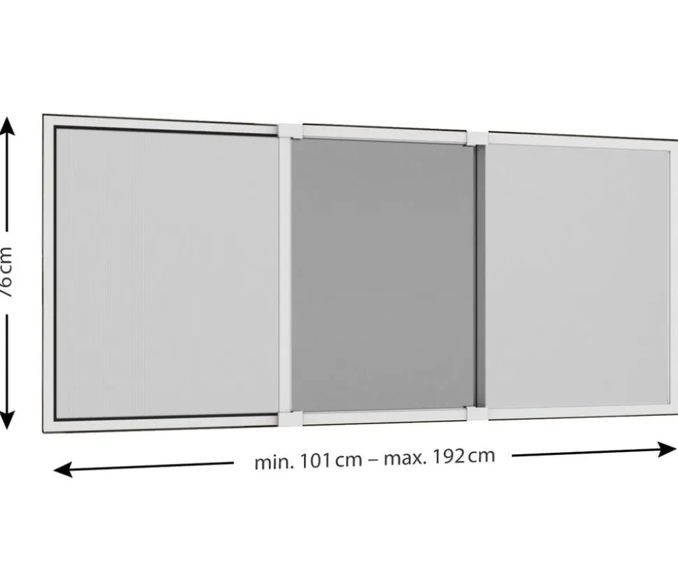 Hecht Schiebefenster Comfy Slide, ca. B75/H100/T0,9 cm