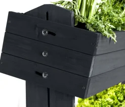 Hecht Vertikales Holz-Hochbeet Cube 4, ca. B82/H145/T50 cm
