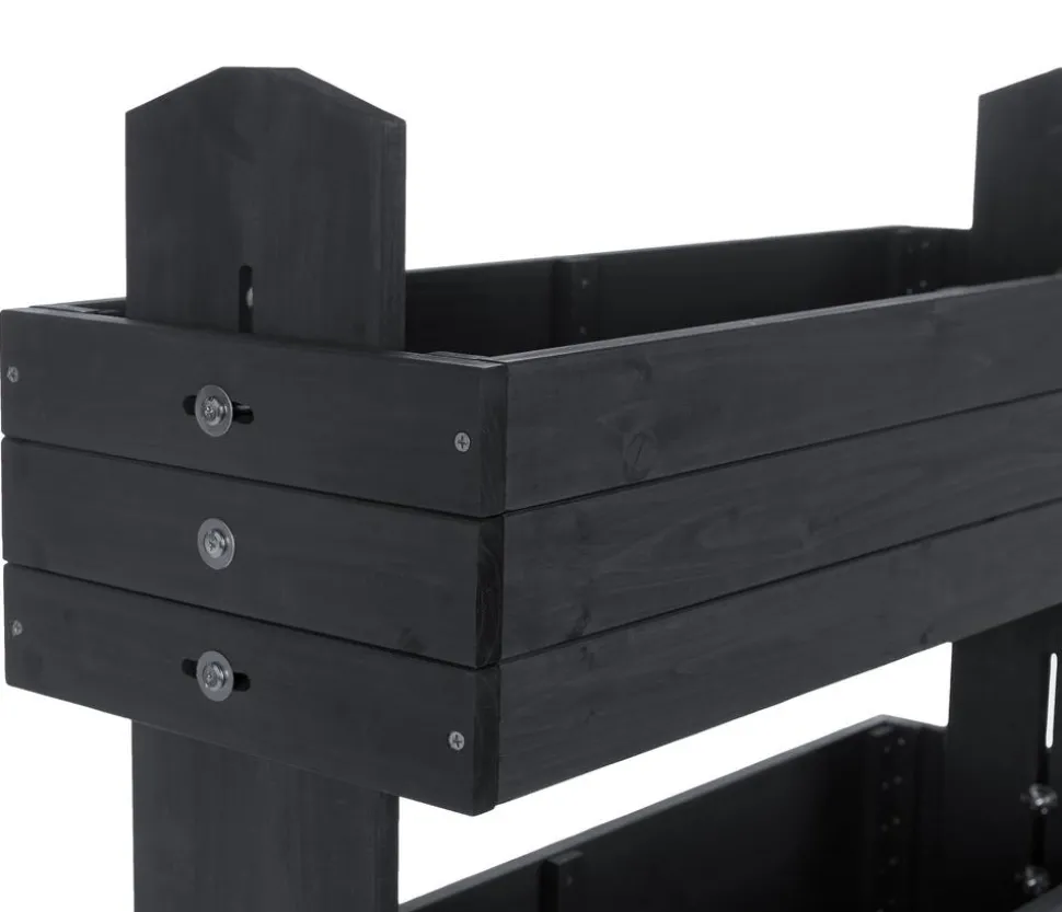 Hecht Vertikales Holz-Hochbeet Cube 4, ca. B82/H145/T50 cm