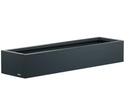 Herstera Metall-Pflanzkasten Cube Xic, rechteckig, anthrazit