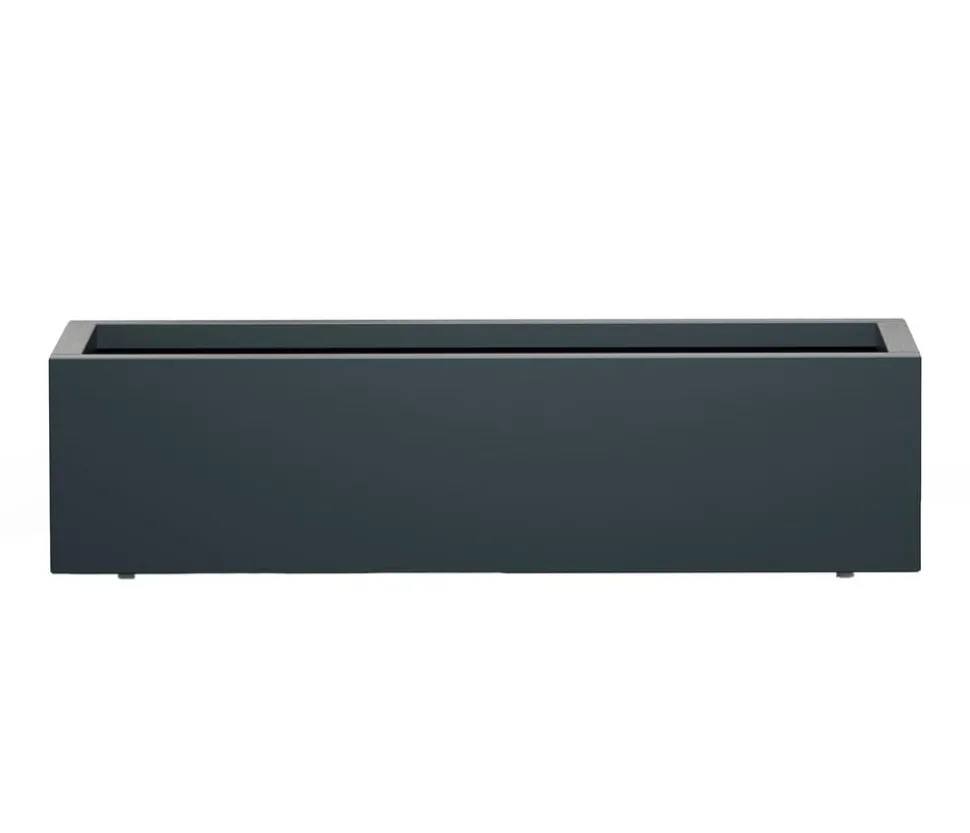 Herstera Metall-Pflanzkasten Cube Xic LED, rechteckig, anthrazit