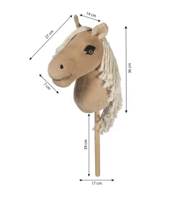 HKM KIDS Hobby Horse Springen Spirit, beige