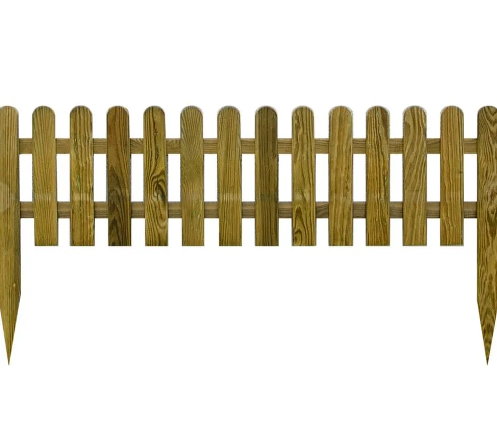 Holzwerke Kübler Holz-Steckzaun, ca. B120/H30 cm