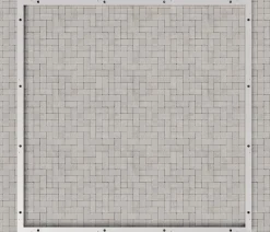 Hörmann Aluminium-Bodenrahmen für Gerätehaus Juno JSD4/JFD4/JPD4
