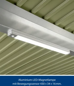 Hörmann Aluminium-LED-Magnetlampe mit Bewegungssensor