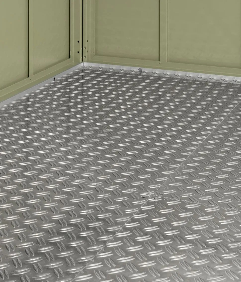 Hörmann Aluminium-Riffelblechboden für Berry-Kaminholzregal