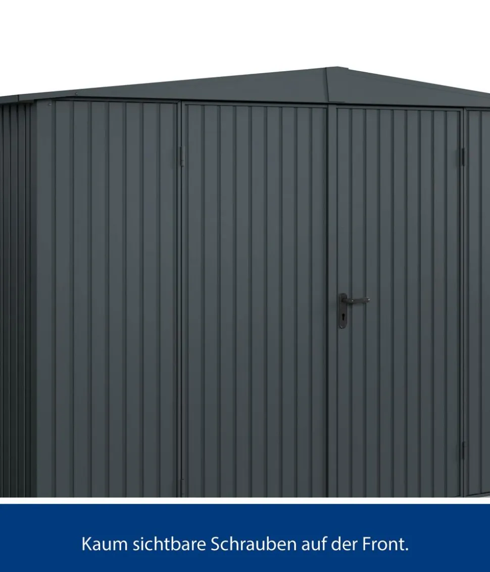 Hörmann Berry-Gerätehaus Classic-S Typ 3, ca. B323,6/H219,4/T247,7 cm