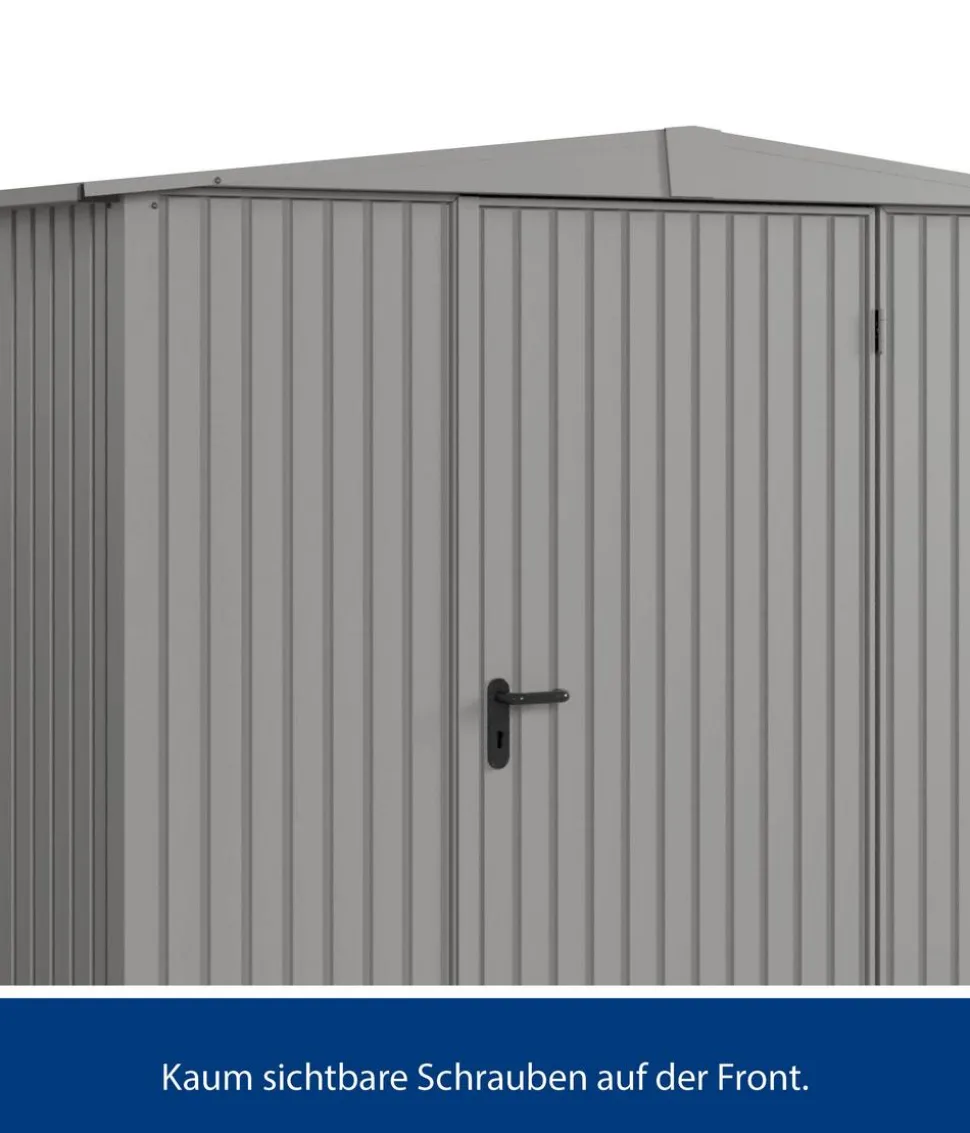 Hörmann Berry-Gerätehaus Classic-S Typ 2, ca. B258,8/H216/T247,7 cm