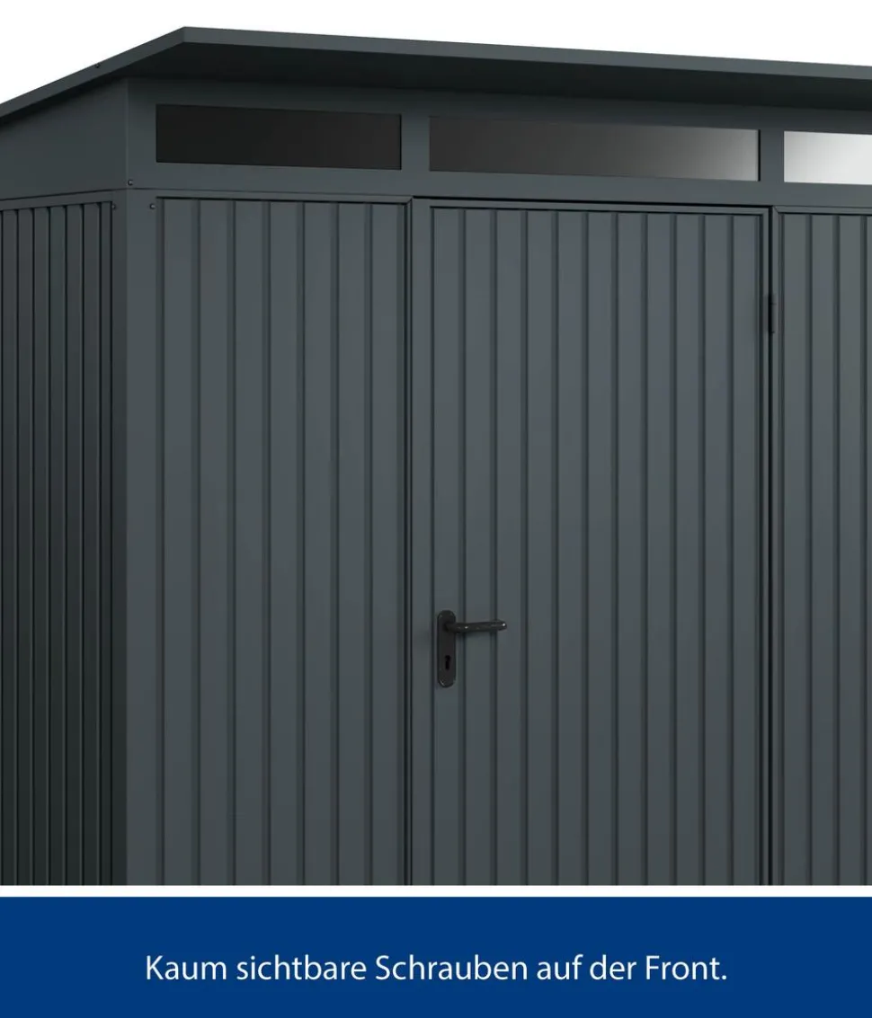 Hörmann Berry-Gerätehaus Classic-P Typ 2, ca. B247,9/H232,3/T283,4 cm