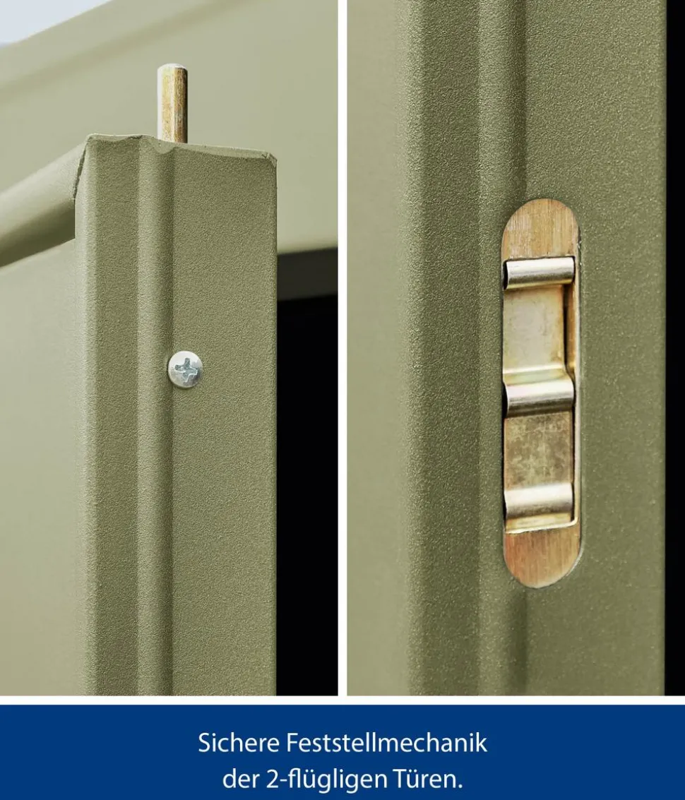 Hörmann Berry-Gerätehaus Classic-P Typ 1, ca. B247,9/H228,6/T153 cm