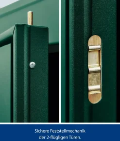 Hörmann Berry-Gerätehaus Classic-S Typ 1, ca. B258,8/H216/T121,3 cm