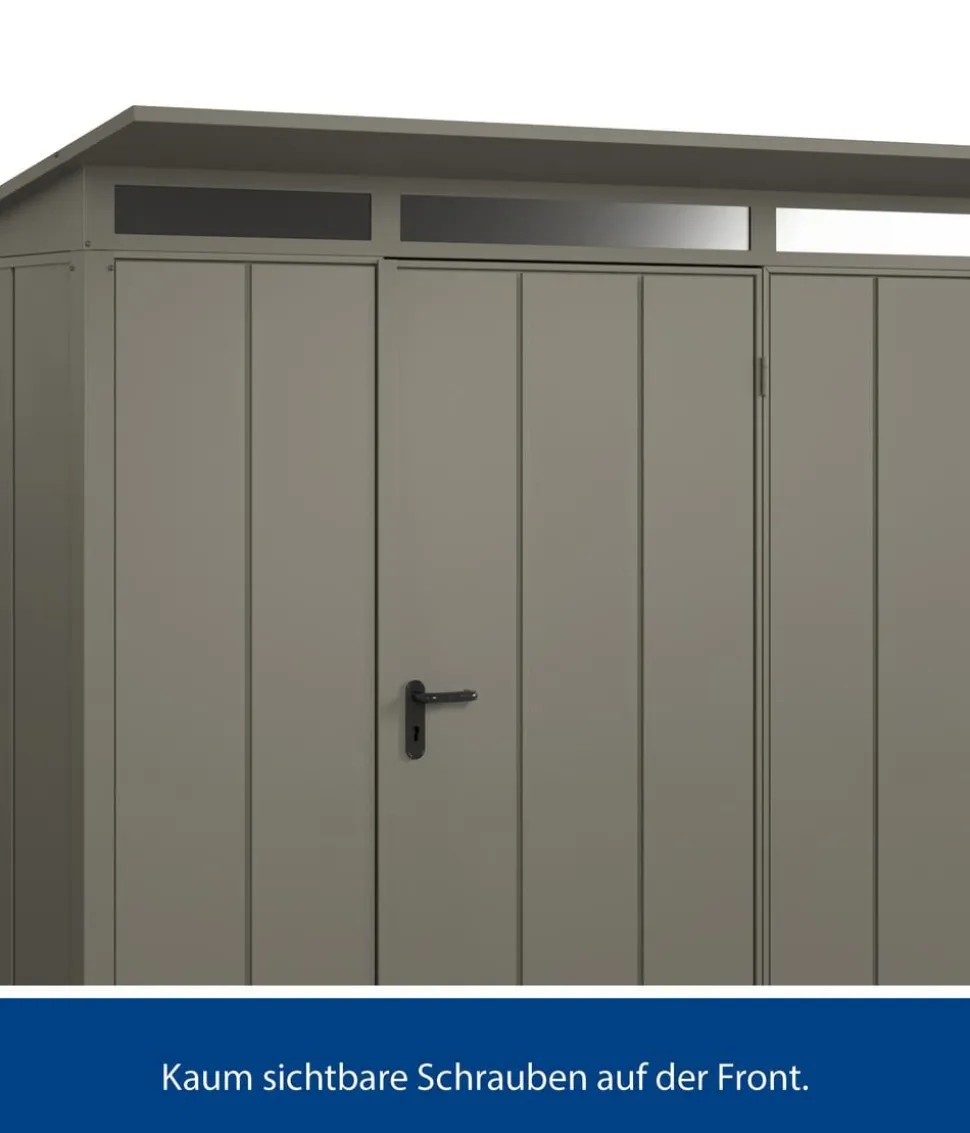 Hörmann Berry-Gerätehaus Modern-P Typ 1, ca. B247,9/H228,6/T153 cm