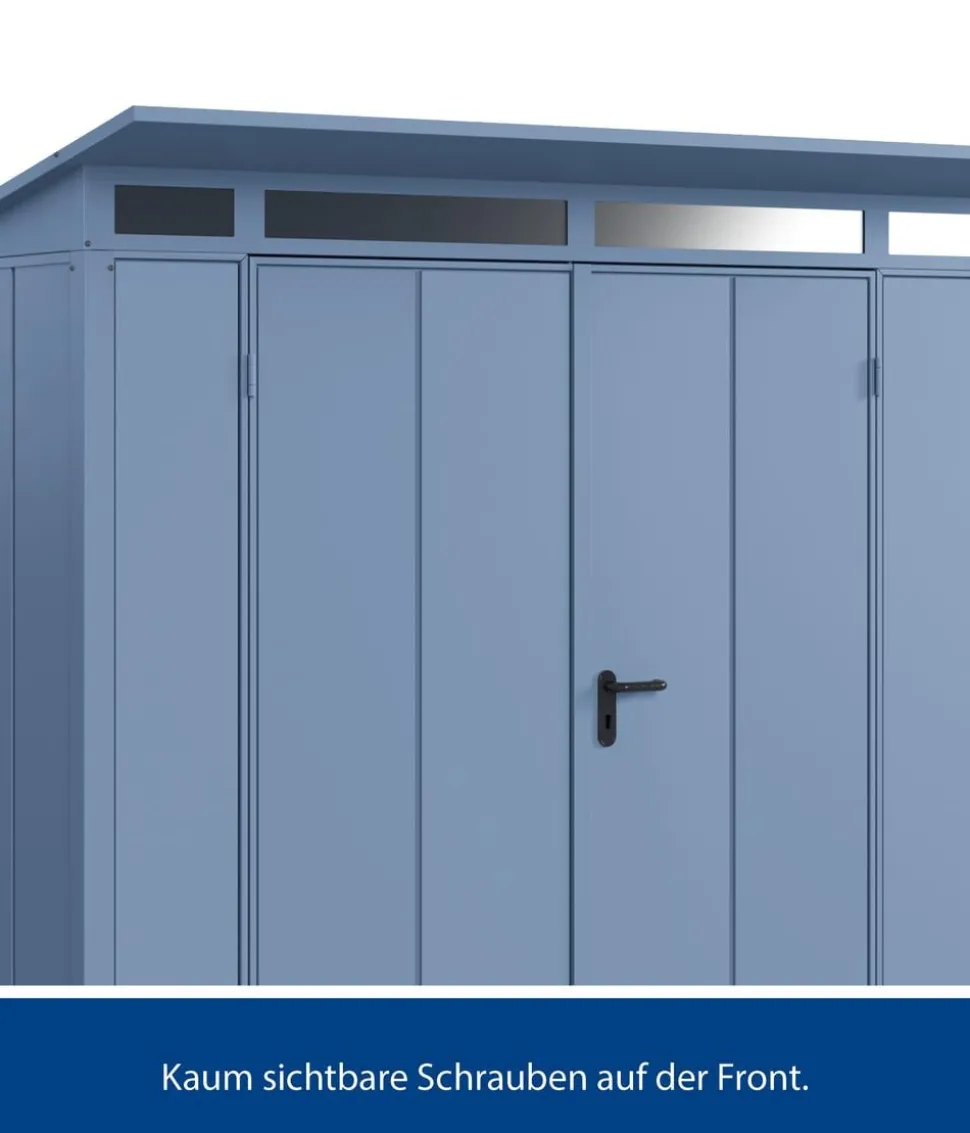 Hörmann Berry-Gerätehaus Modern-P Typ 1, ca. B247,9/H228,6/T153 cm
