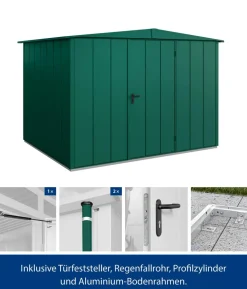 Hörmann Berry-Gerätehaus Modern-S Typ 3, ca. B323,6/H219,4/T247,7 cm
