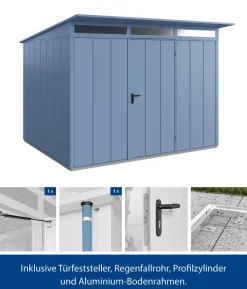 Hörmann Berry-Gerätehaus Modern-P Typ 3, ca. B312,7/H232,3/T283,4 cm