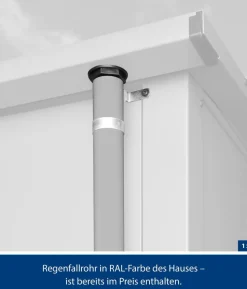 Hörmann Berry-Gerätehaus Modern-P Typ 3, ca. B312,7/H232,3/T283,4 cm