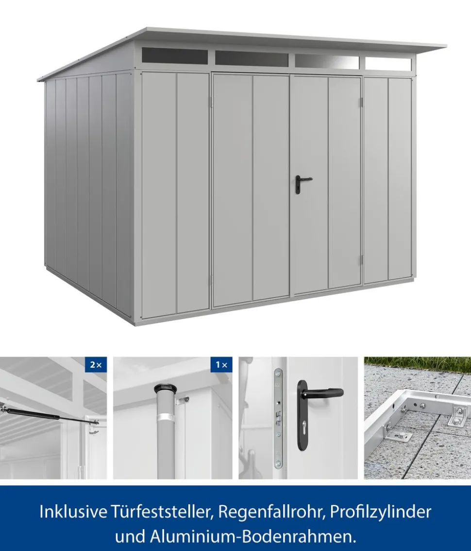 Hörmann Berry-Gerätehaus Modern-P Typ 3, ca. B312,7/H232,3/T283,4 cm