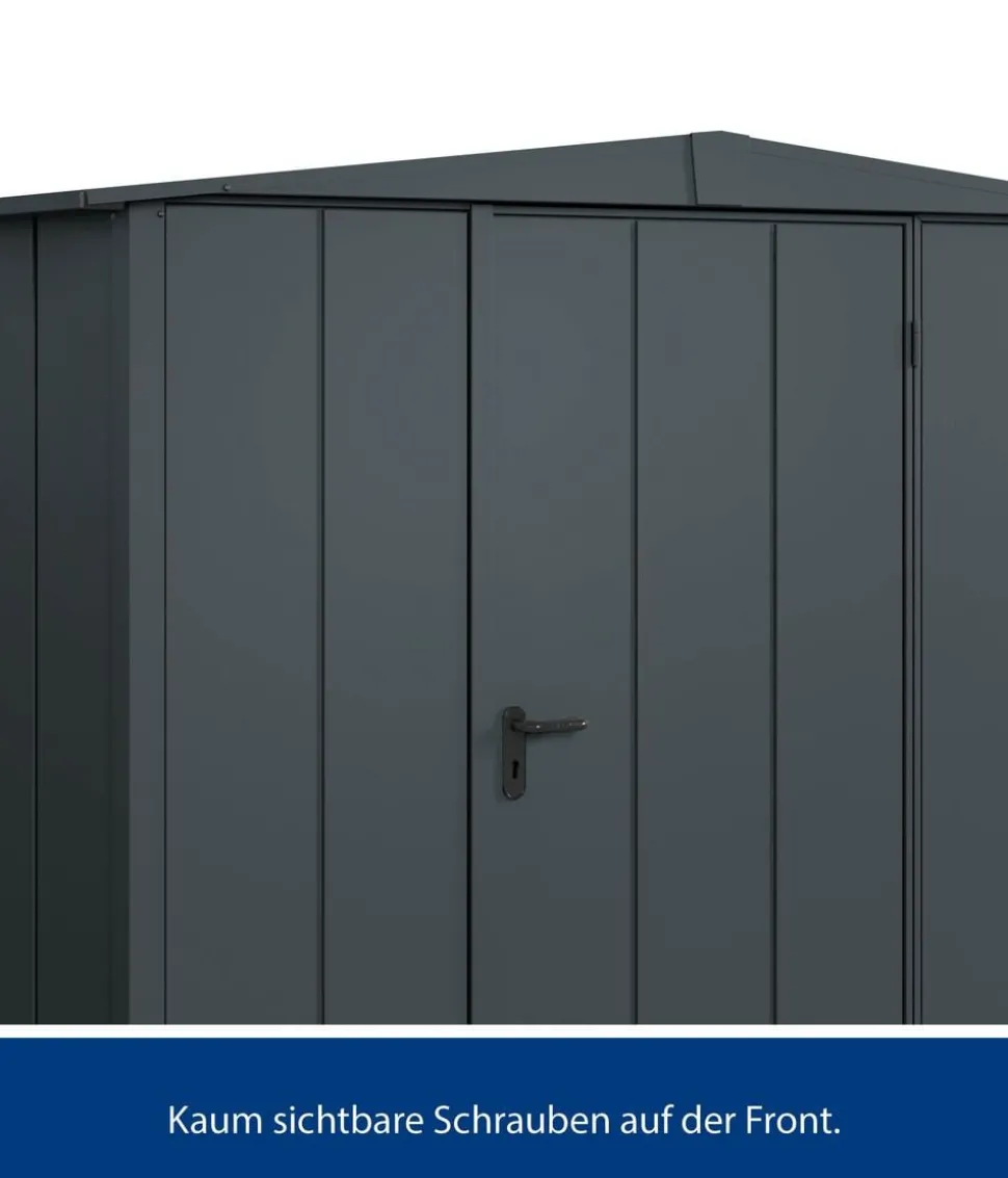 Hörmann Berry-Gerätehaus Modern-S Typ 2, ca. B258,8/H216/T247,7 cm