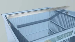 Hörmann Berry-Gerätehaus Modern-P Typ 2, ca. B247,9/H232,3/T283,4 cm