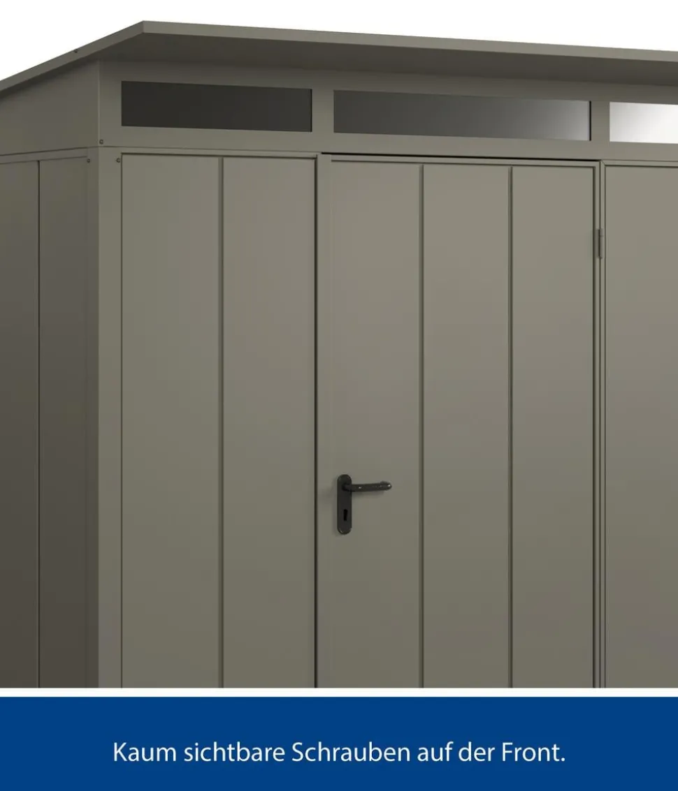Hörmann Berry-Gerätehaus Modern-P Typ 2, ca. B247,9/H232,3/T283,4 cm