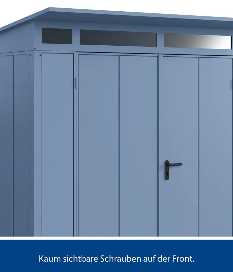 Hörmann Berry-Gerätehaus Modern-P Typ 2, ca. B247,9/H232,3/T283,4 cm