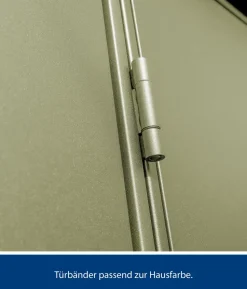 Hörmann Berry-Gerätehaus Modern-P Typ 2, ca. B247,9/H232,3/T283,4 cm