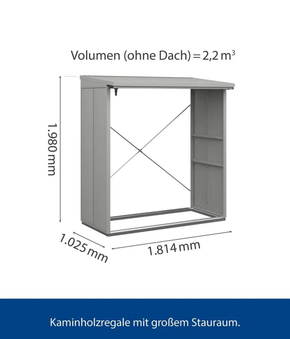 Hörmann Berry-Kaminholzregal Modern