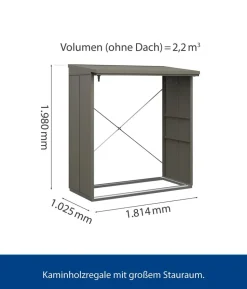 Hörmann Berry-Kaminholzregal Modern