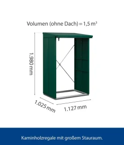 Hörmann Berry-Kaminholzregal Modern