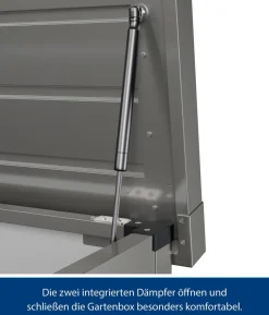 Hörmann Gartenbox Juno Modern 1620, 700 Liter, ca. B166/H72,5/T87,5 cm