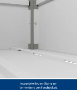 Hörmann Gartenbox Juno Modern 1620, 700 Liter, ca. B166/H72,5/T87,5 cm